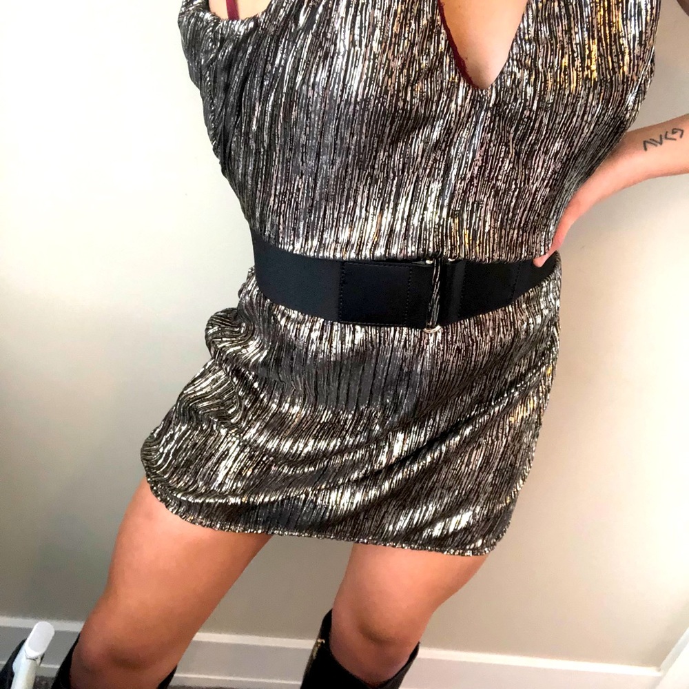 Revolve silver dress!!